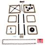 5_Julle 4-Light 14.2" Wide Square Wood Chandelier more views