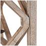 2_Julle 4-Light 14.2" Wide Square Wood Chandelier more views