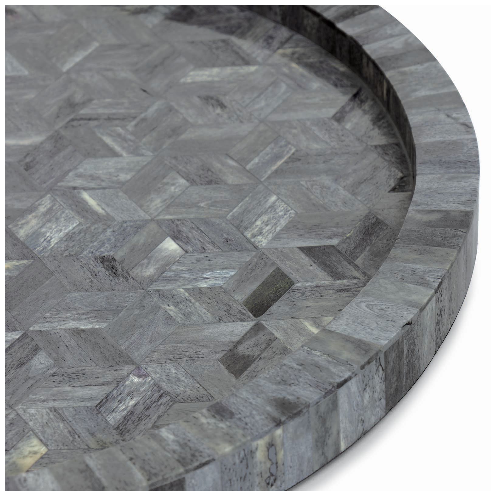 Image 3 Jullian Bone Tray Small (Grey) more views