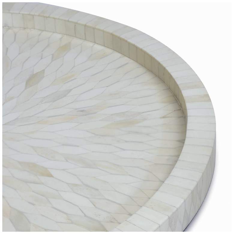 Image 3 Jullian Bone Tray Small (White) more views