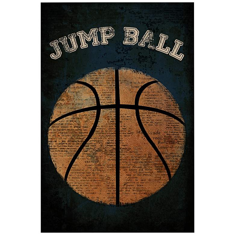Image 1 Jump Ball 18 1/2 inch High Contemporary Giclee Wall Art