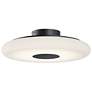 1_June 18" Wide Black 30W LED Semi-Flush