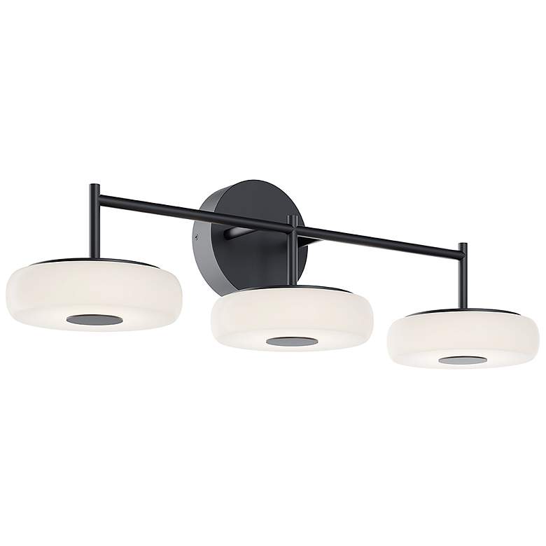 Image 1 June 30" Wide Black 30W LED Vanity