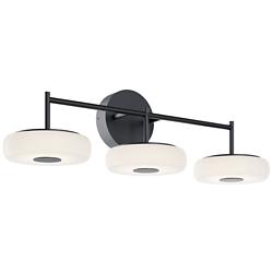 June 30" Wide Black 30W LED Vanity