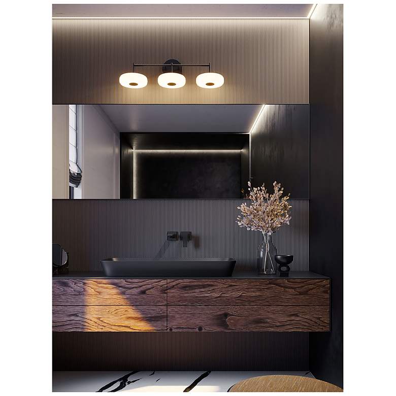 Image 2 June 30" Wide Black 30W LED Vanity more views