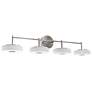 1_June 41" Wide 4-Light Satin Nickel 40W LED Vanity