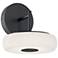 June 8" High Black 10W LED Sconce