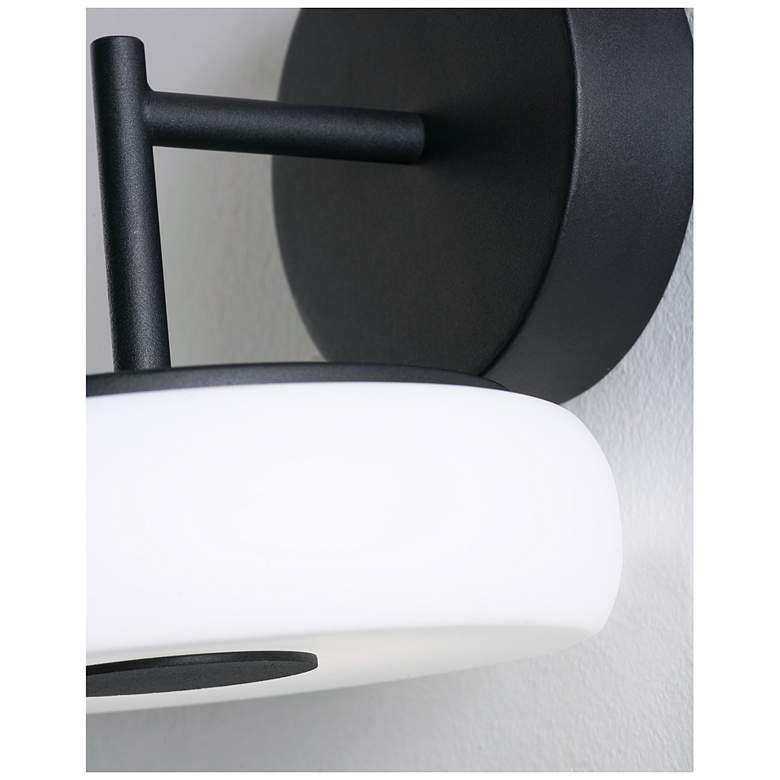 Image 3 June 8" High Black 10W LED Sconce more views