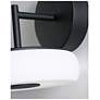 3_June 8" High Black 10W LED Sconce more views