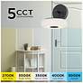 4_June 8" High Black 10W LED Sconce more views