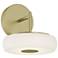 June 8" High Light Antique Brass 10W LED Sconce