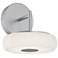 June 8" High Satin Nickel 10W LED Sconce