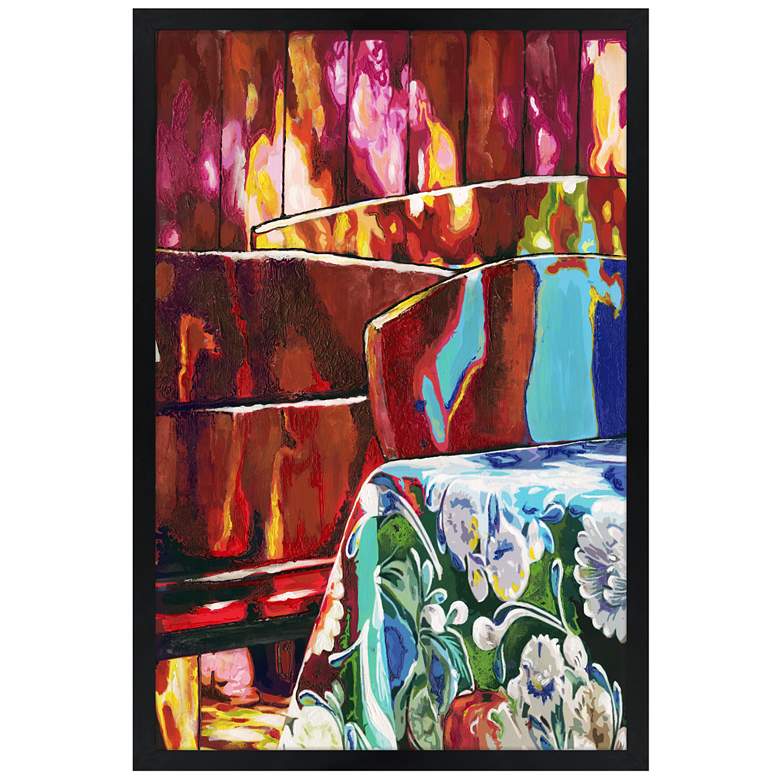 Image 1 June Afternoon 30 inch High Rectangular Giclee Wall Art