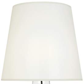 Image2 of June Clear Glass Table Lamp with White Organza Fabric Shade more views
