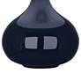 June Midnight Blue Accent Table Lamp w/ Oyster Linen Shade