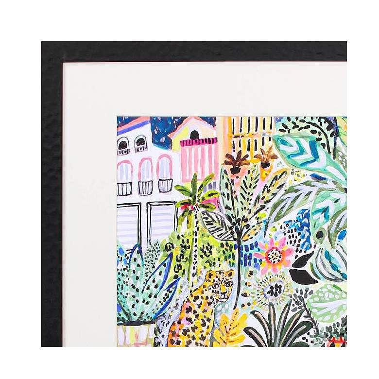 Image 4 Jungle Cat Landscape 26" Square 2-Piece Framed Wall Art Set more views