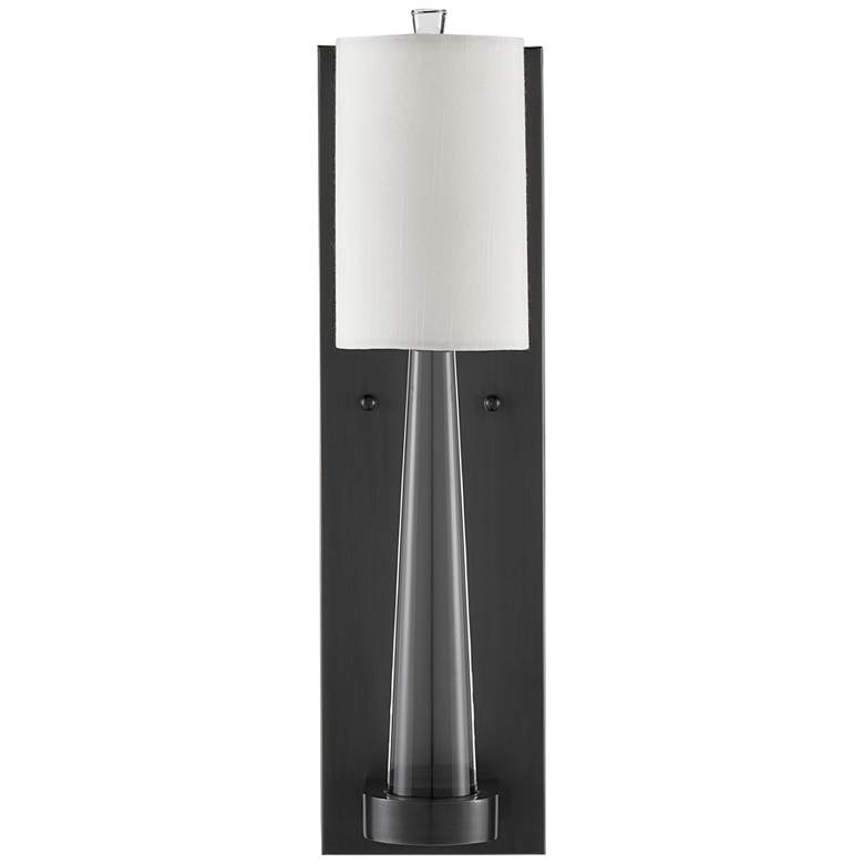 Image 4 Junia 18 1/2" High Oil-Rubbed Bronze and Crystal Wall Sconce more views