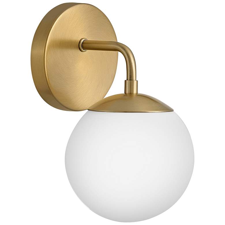 Image 1 Juniper 10 inch High Lacquered Brass Wall Sconce