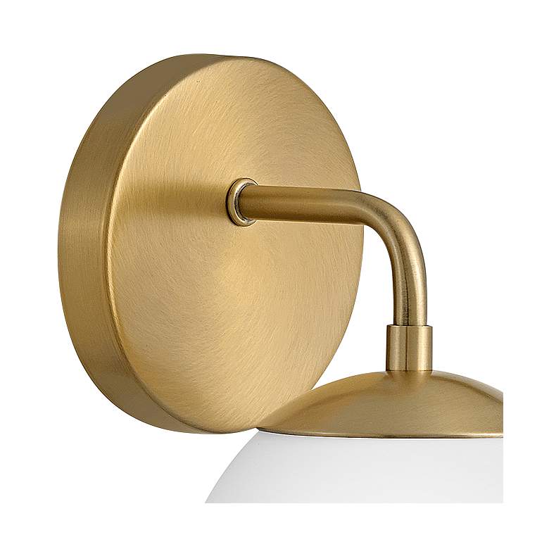 Image 2 Juniper 10 inch High Lacquered Brass Wall Sconce more views