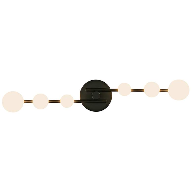 Image 3 Juniper 28 3/4" Wide Black 6-Light LED Bath Light more views