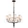 Juniper 32" Wide Juniper Bronze 8-Light Chandelier