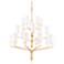 Juniper 52" Wide Gold Leaf 20-Light Chandelier