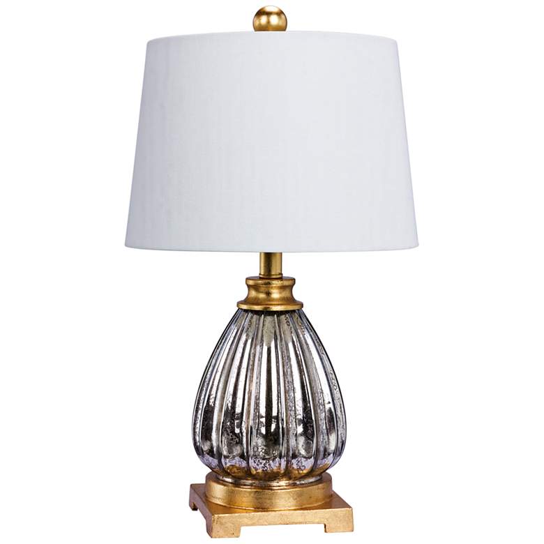 Image 1 Juniper Mercury Glass and Antique Gold Table Lamp
