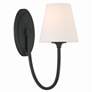 1_Juno 1 Light Black Forged Wall Mount