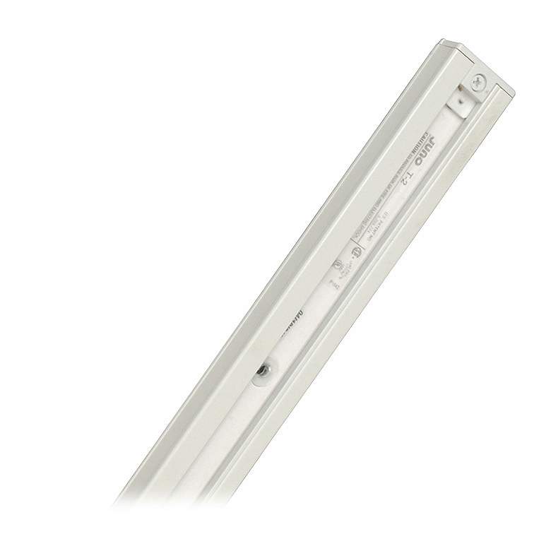 Juno 2-Foot Long White Linear Track Component with Concealed Wireway