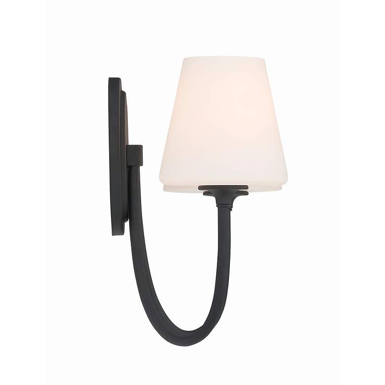 Image 4 Juno 2 Light Black Forged Wall Mount more views