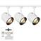 Juno 3-Light Round White and Back Floating Canopy Track Kit