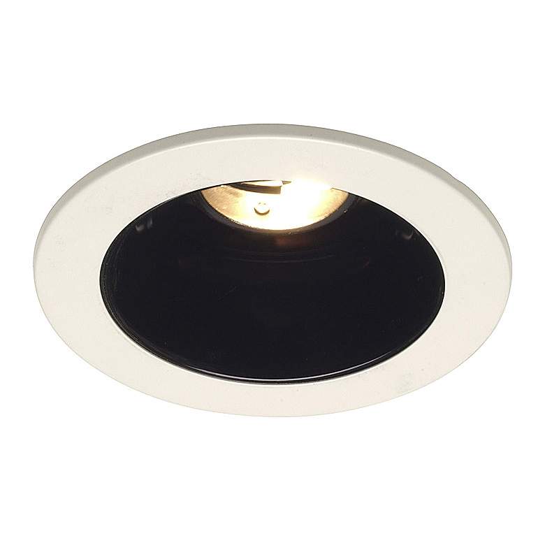 Image 1 Juno 4 inch Low Voltage Black Alzak Recessed Light Trim