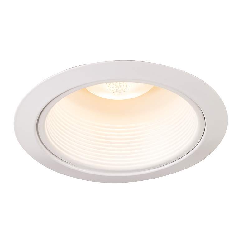 Image 1 Juno 6 1/4 inch White Baffle and Trim Recessed Light