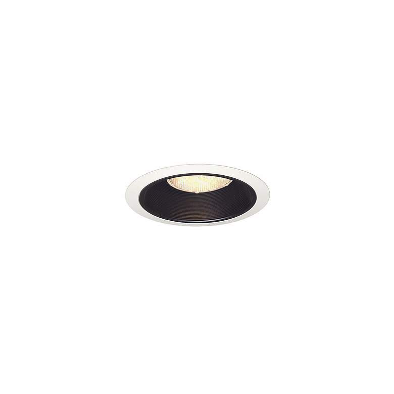 Image 1 Juno 6 inch Line Voltage Black Baffle Recessed Light Trim