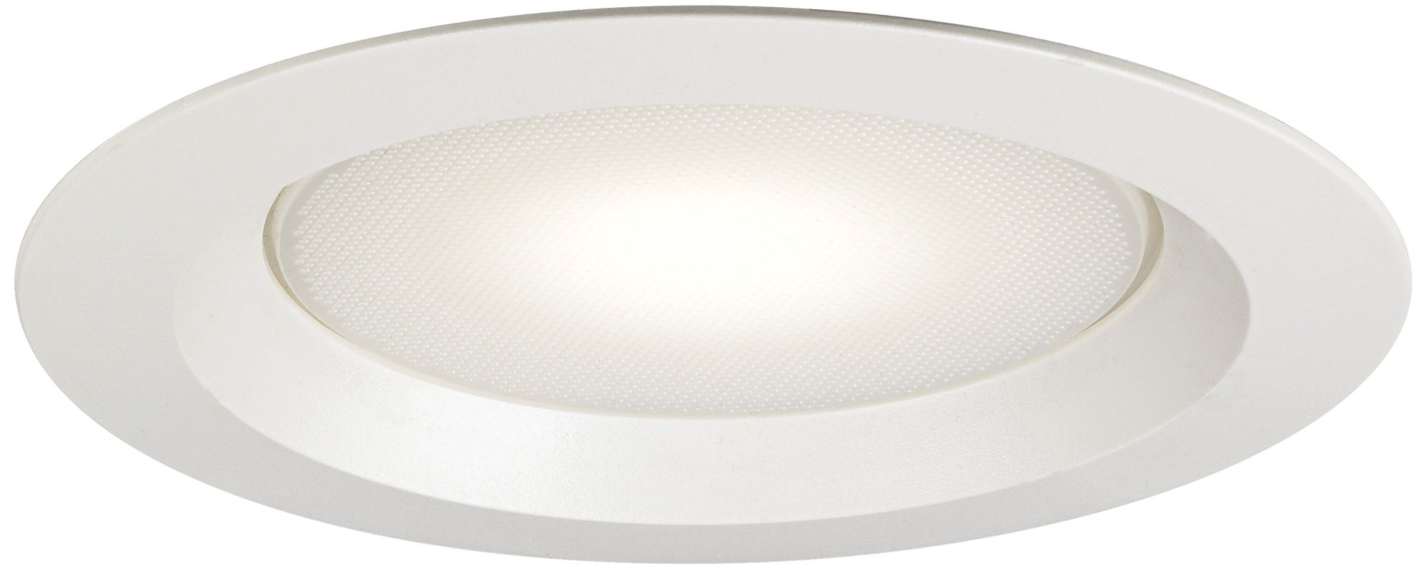 6” INCH RECESSED CAN LIGHT SHOWER TRIM FROSTED GLASS ALBALITE LENS Replaces JUNO 20-PW 6 PACK 