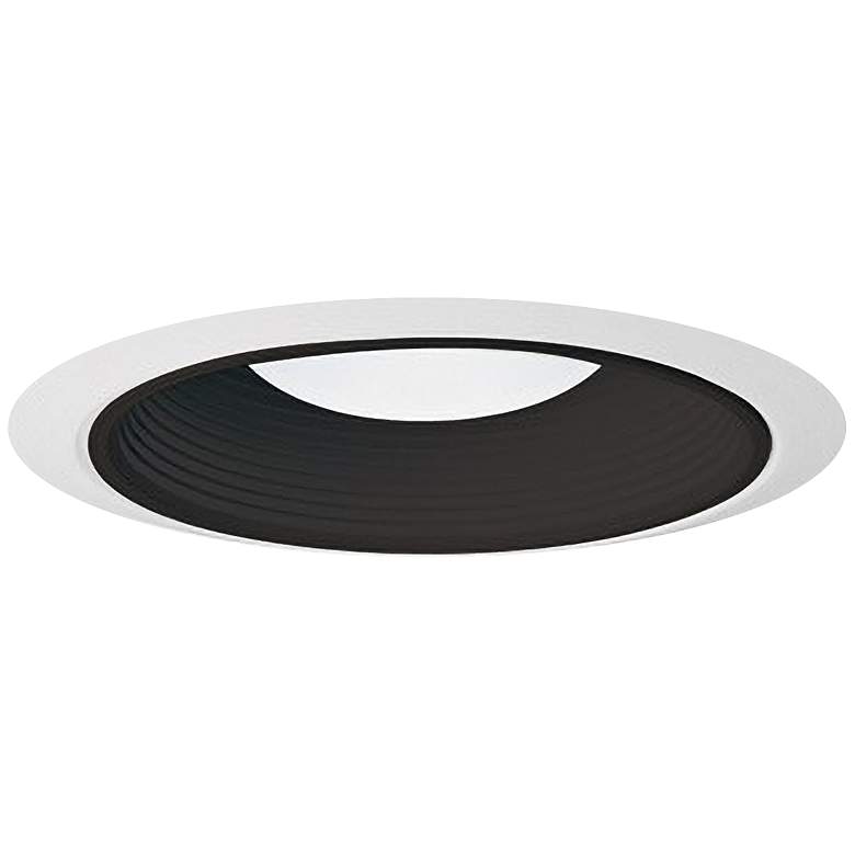 Image 1 Juno 6" Ultra Trim Black Baffle Enclosed White Trim