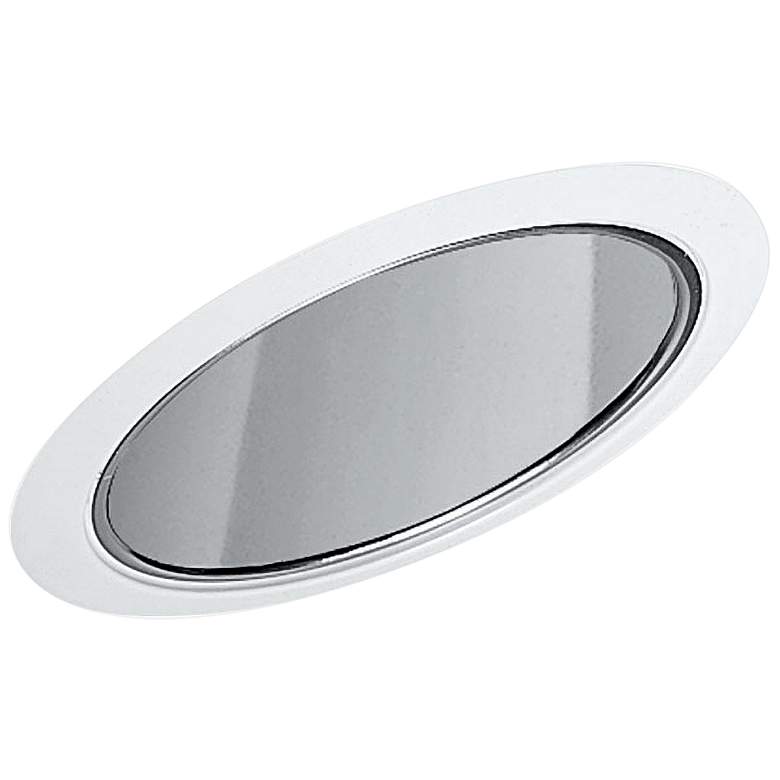 Image 1 Juno 6" White Line Voltage Slope Ceiling Recessed Light Trim