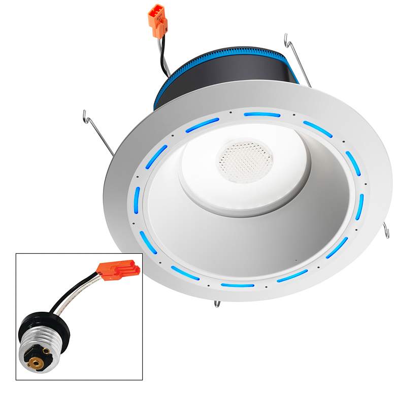 Image 1 Juno AI 6" White Cone Trim JBL Speaker Downlight with Alexa