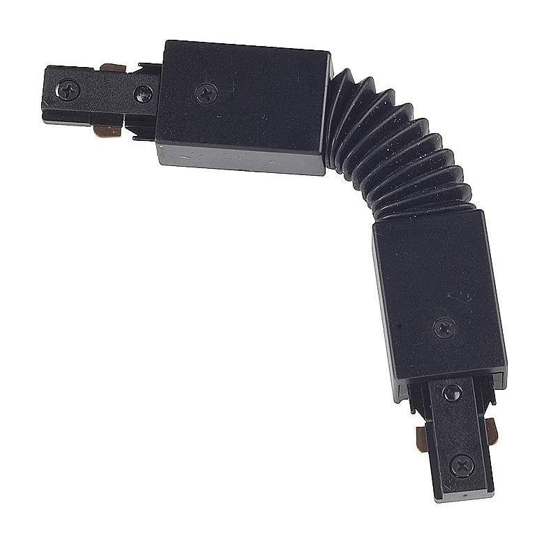 Image 1 Juno Black Finish Accordion Adjustable Track Joiner