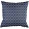 Juno Cobalt 20" Square Throw Pillow