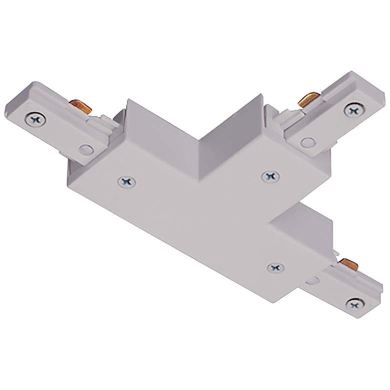 Image 1 Juno Silver Finish T-Shaped Track Connector