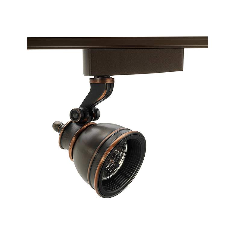 Image 1 Juno Trac-Lites 50 Watt Bell Bronze Track Spotlight