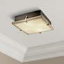 Justice Clips 16 1/2" Wide Nickel Ceiling Light