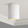 Justice Design 6 1/2" Wide Cylinder Ceramic Ceiling Light