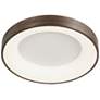 Justice Design Acryluxe Sway 15" Wide Light Bronze LED Ceiling Light