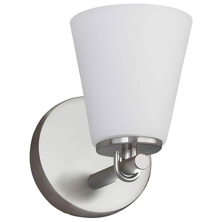 Image 5 Justice Design Alpino 7 1/4" High Brushed Nickel Wall Sconce more views