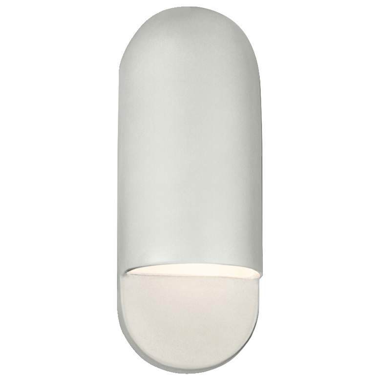 Image 1 Justice Design Ambiance 14"H Bisque Capsule ADA Wall Sconce
