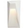 Justice Design Ambiance 15" High Bisque White LED Outdoor Wall Light