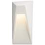 Justice Design Ambiance 15" High Bisque White LED Outdoor Wall Light