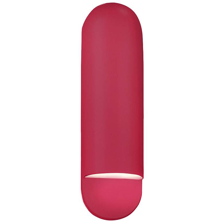 Image 1 Justice Design Ambiance 20"H Cerise Capsule ADA Wall Sconce